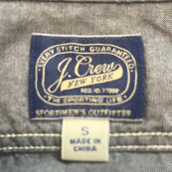 J. Crew Dark Gray Casual Button-Down Shirt - Picture 2 of 7